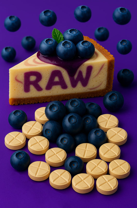 BLUEBERRY CHEESECAKE 75MG (DYE-FREE)