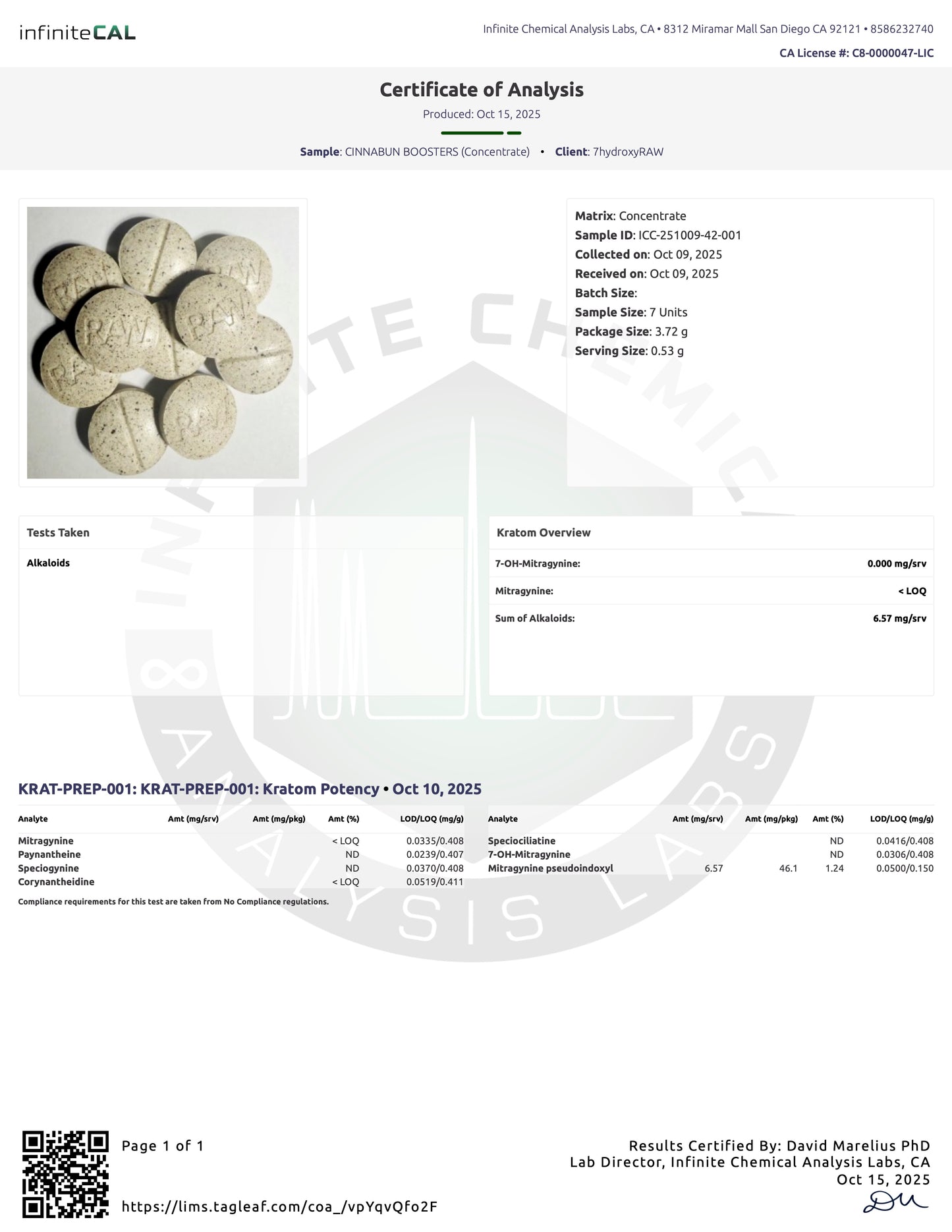 CINNABUN BOOSTERS - PSEUDO 5MG
