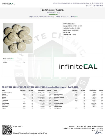 CINNABUN BOOSTERS - PSEUDO 5MG